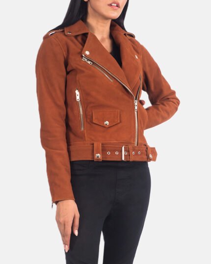 Rustic Elegance Biker Jacket