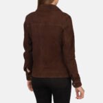 Women Suede Luxe Trucker Jacket