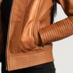 Tan Elegance Leather Jacket