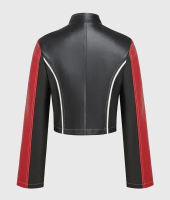 Bold Racer Cropped Jacket