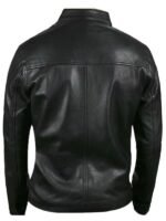 Racing Stripes Leather Jacket