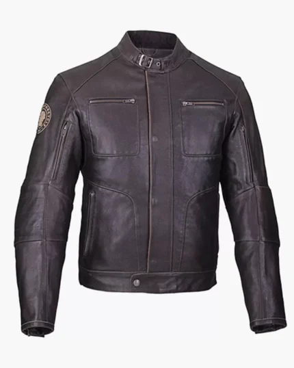 Retro Explorer Leather Jacket