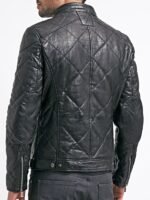 Classic Diamond Quilted Bomber Jacket