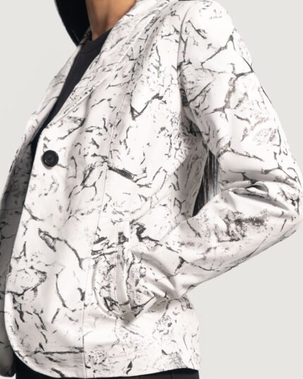 Women Stone Print Blazer