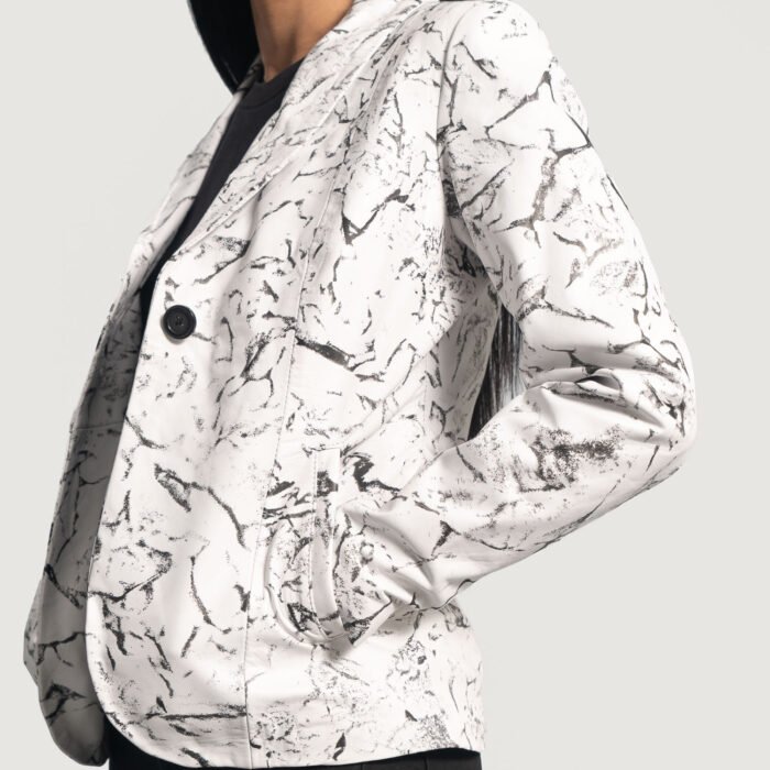 Women Stone Print Blazer