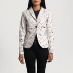 Women Stone Print Blazer