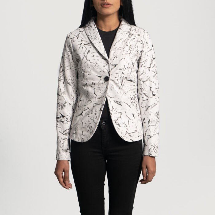 Women Stone Print Blazer