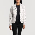 Women Stone Print Blazer