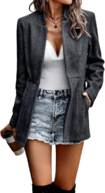Timeless Charm Ruched Blazer