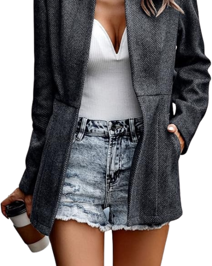 Timeless Charm Ruched Blazer