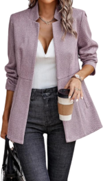 Timeless Charm Ruched Blazer