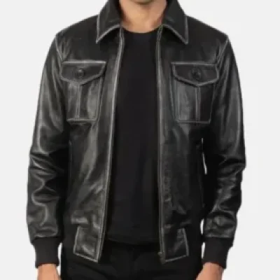 Men Black Leather Jackets