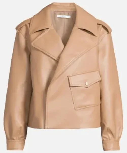 Women Camel Trench Jacket